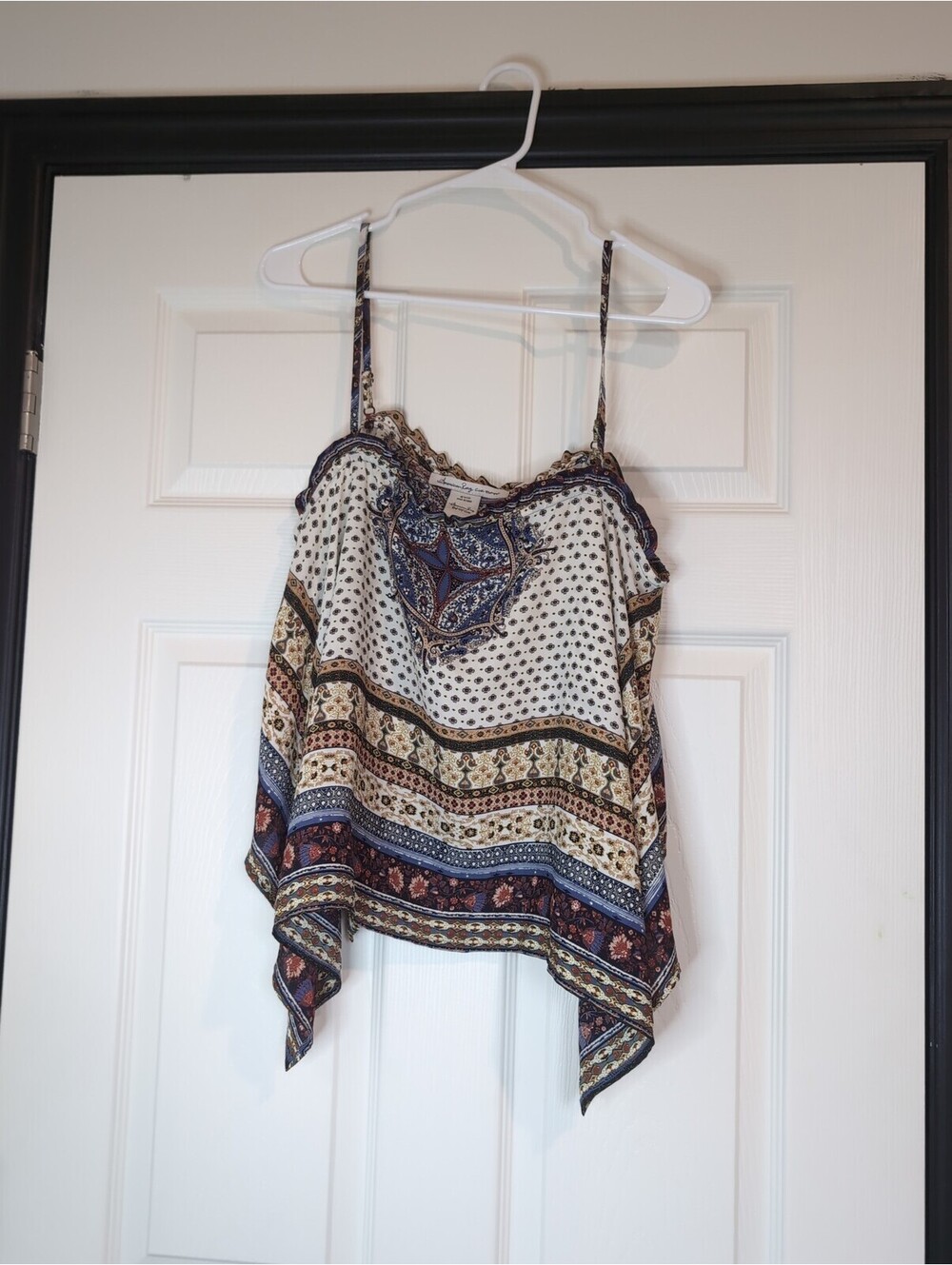 Large boho American Rag flowy tank
